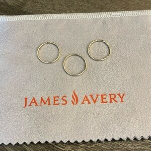 James Avery Gold Forged Rings